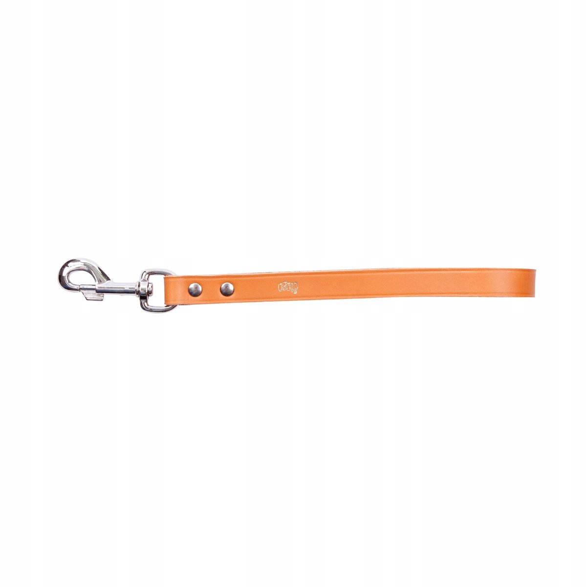 Dingo Classic Leren Hondenlijn 2x34 cm - Natuurlijk Leer