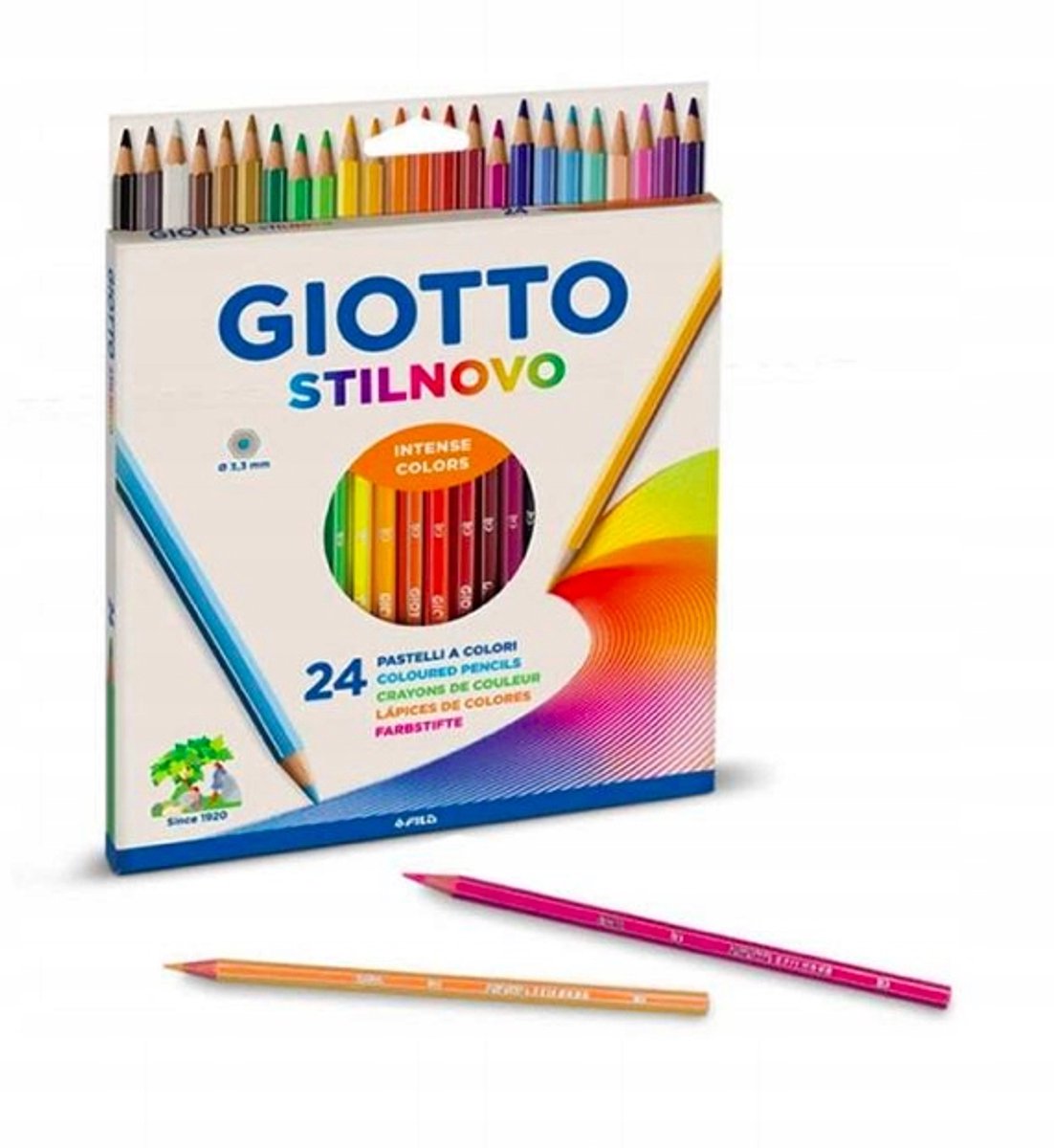 Giotto Kleurpotloden Set voor Kinderen - 24 Levendige Kleuren