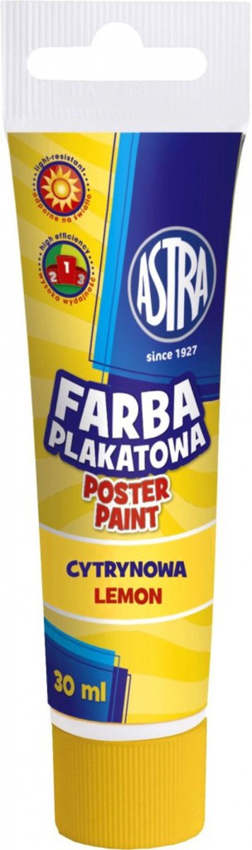 Astra Posterverf 30ml - Citroengeel