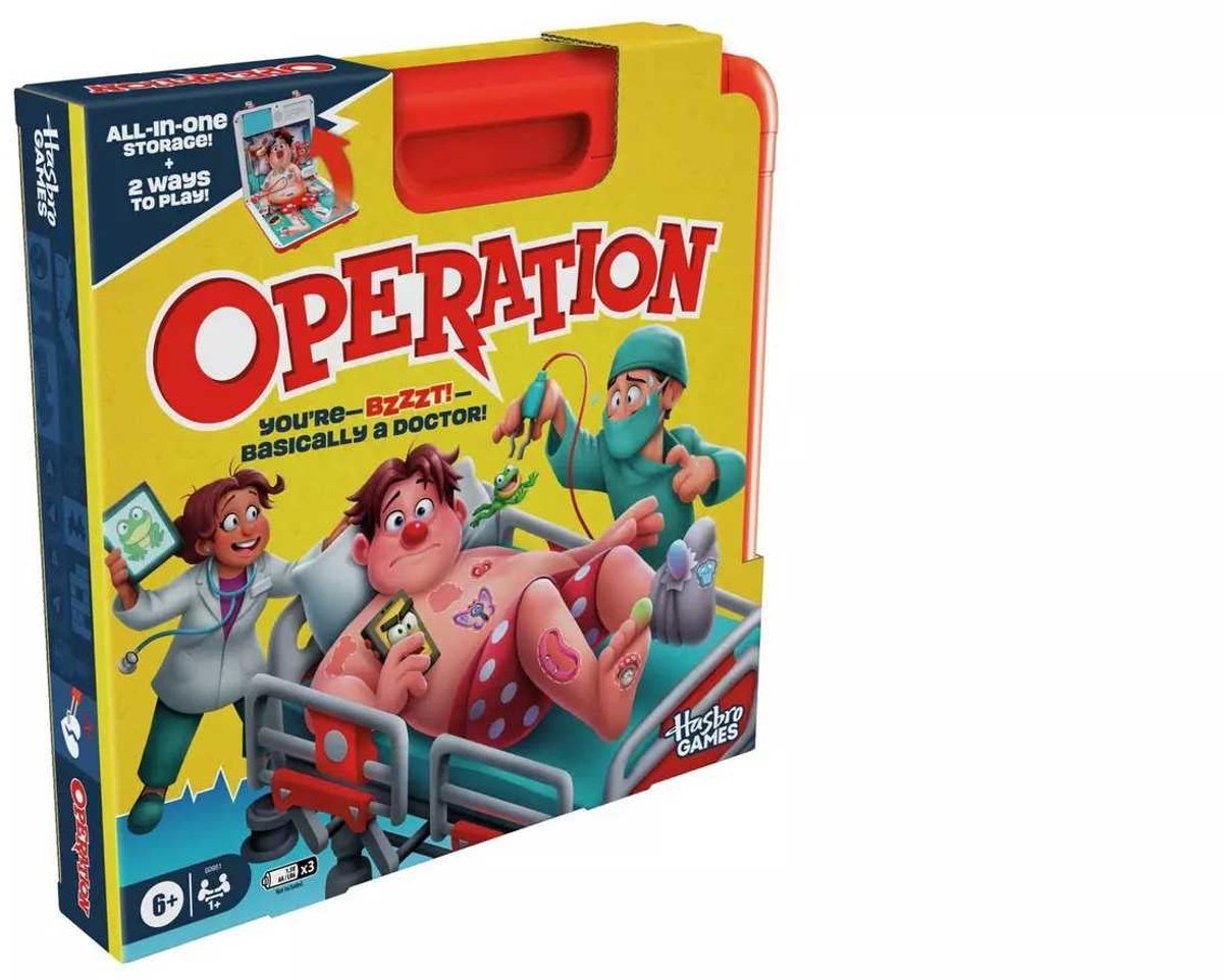 Hasbro Operation spel - Elektronisch bordspel voor kinderen (Engelstalig). — cadeau in Partyspellen - foto 3