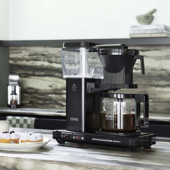 Moccamaster KBG Select - Filterkoffiezetapparaat - Black - 5 jaar garantie