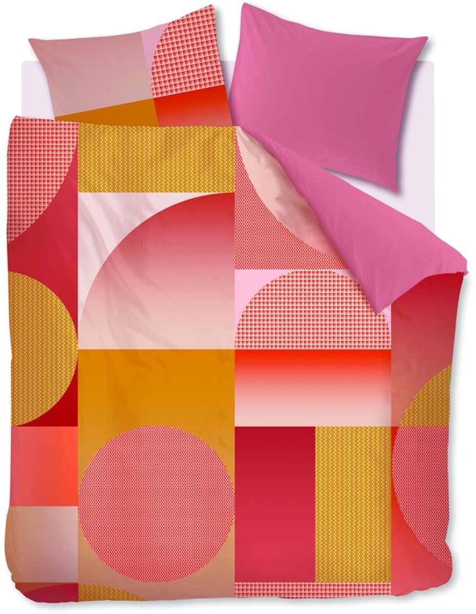Beddinghouse Dutch Design Sunset Boulevard Dekbedovertrek - Lits-jumeaux - 240x200/220 cm - Koraal