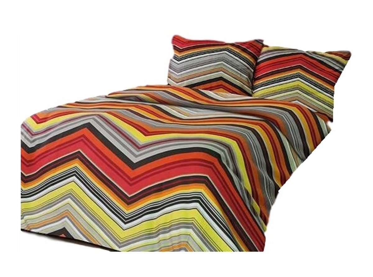 Darymex Katoen Satijn Beddengoed 160x200cm - Kleurrijke Strepen