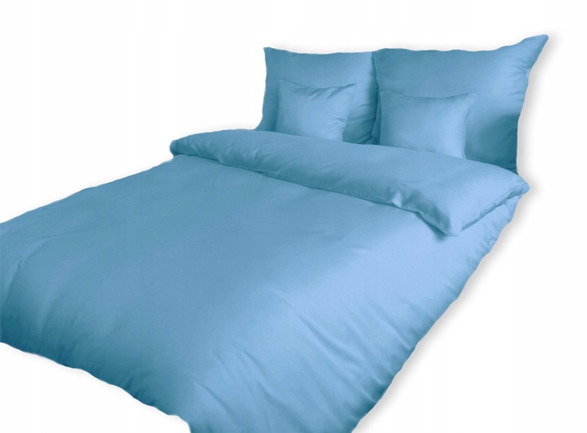 DARYMEX Katoen Satijn Beddengoed Set 180x200 Blauw