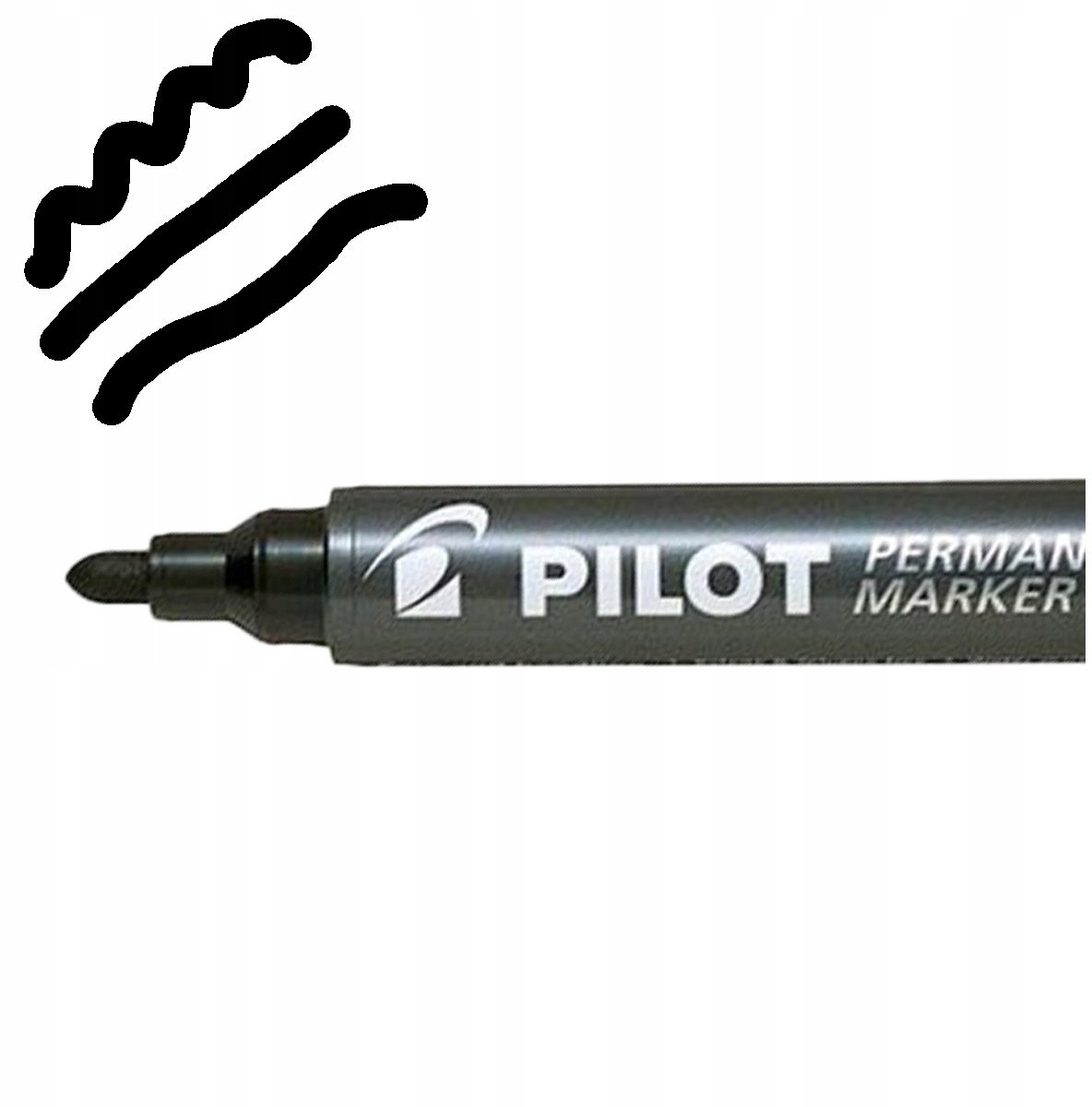 PILOT Marker Permanent Zwart Waterbestendig 1mm Schrijfbreedte
