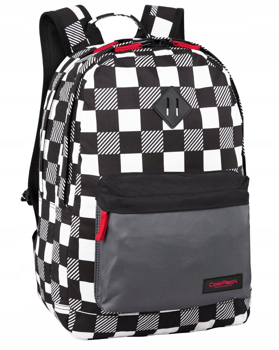 CoolPack Scout Rugzak Checkers - Ruim & Stijlvol