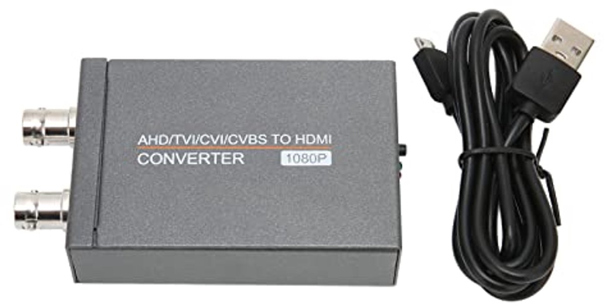 HDMI-converter voor AHD, TVI, CVI en CVBS signalen - Full HD 720P/1080P