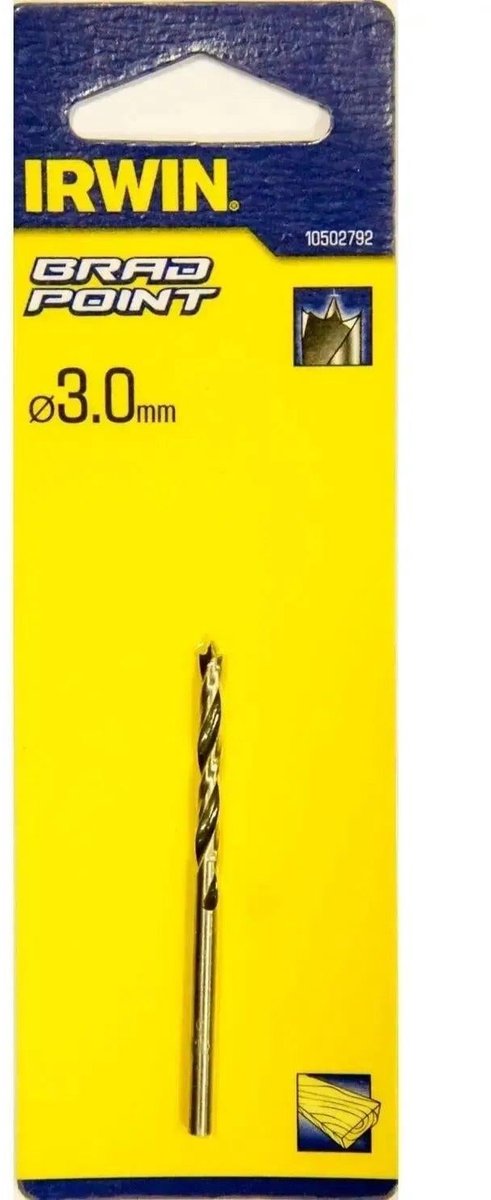 Irwin Houtspiraalboor - 3 mm