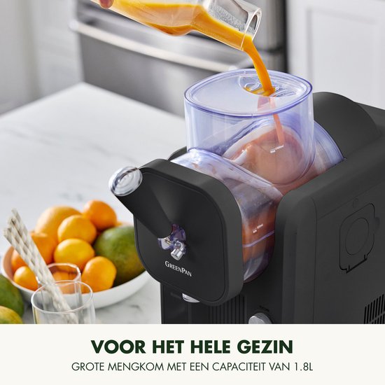 Greenpan Frost IJsmachine & Slushie Maker - zelfvriezend - 1.8l - klaar in 30 min - Grijs van Greenpan — afbeelding 5