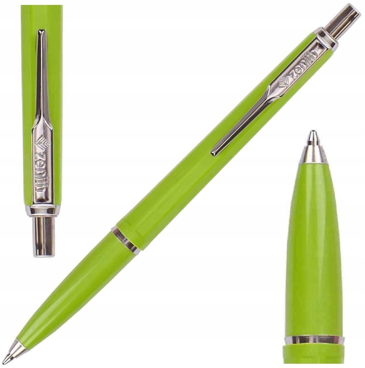 Zenith 7 Pastel Pastel Groen Automatische Pen met Blauwe Inkt