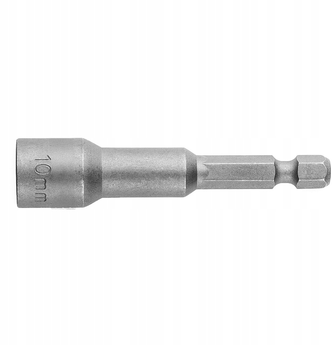 Magnetische Dop 10x65mm, 1/4" Hex, CrV Staal