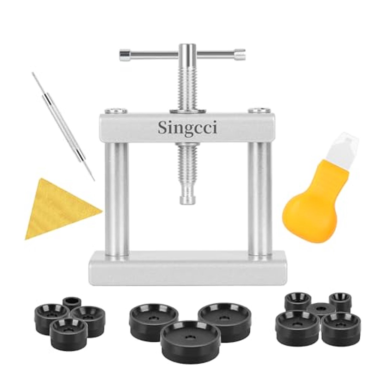 Horloge Drukset voor Achterdeksel met 12 Mallen - Ideaal voor Batterij Vervanging
