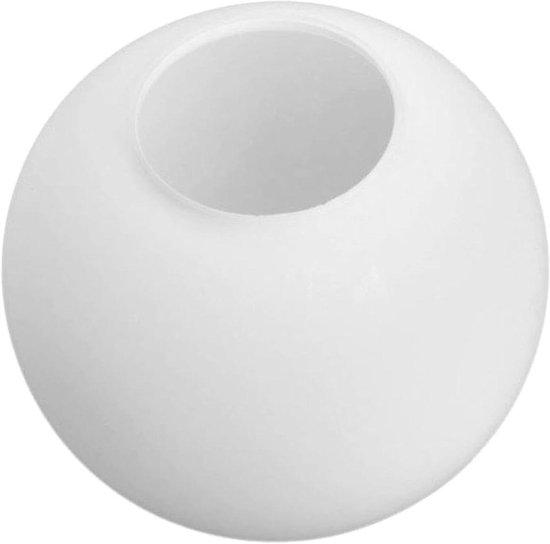Witte Glazen Bol Lampenkap Vervanging 18 cm - Opal Bol voor Hanglampen - Moderne Stijl