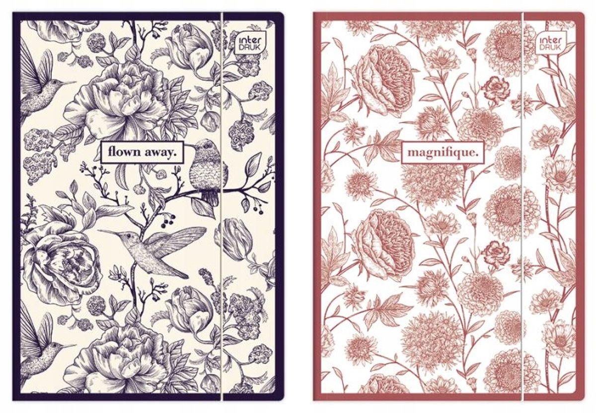 Interdruk A4 Kaart met Elastiek - Botanique Collectie