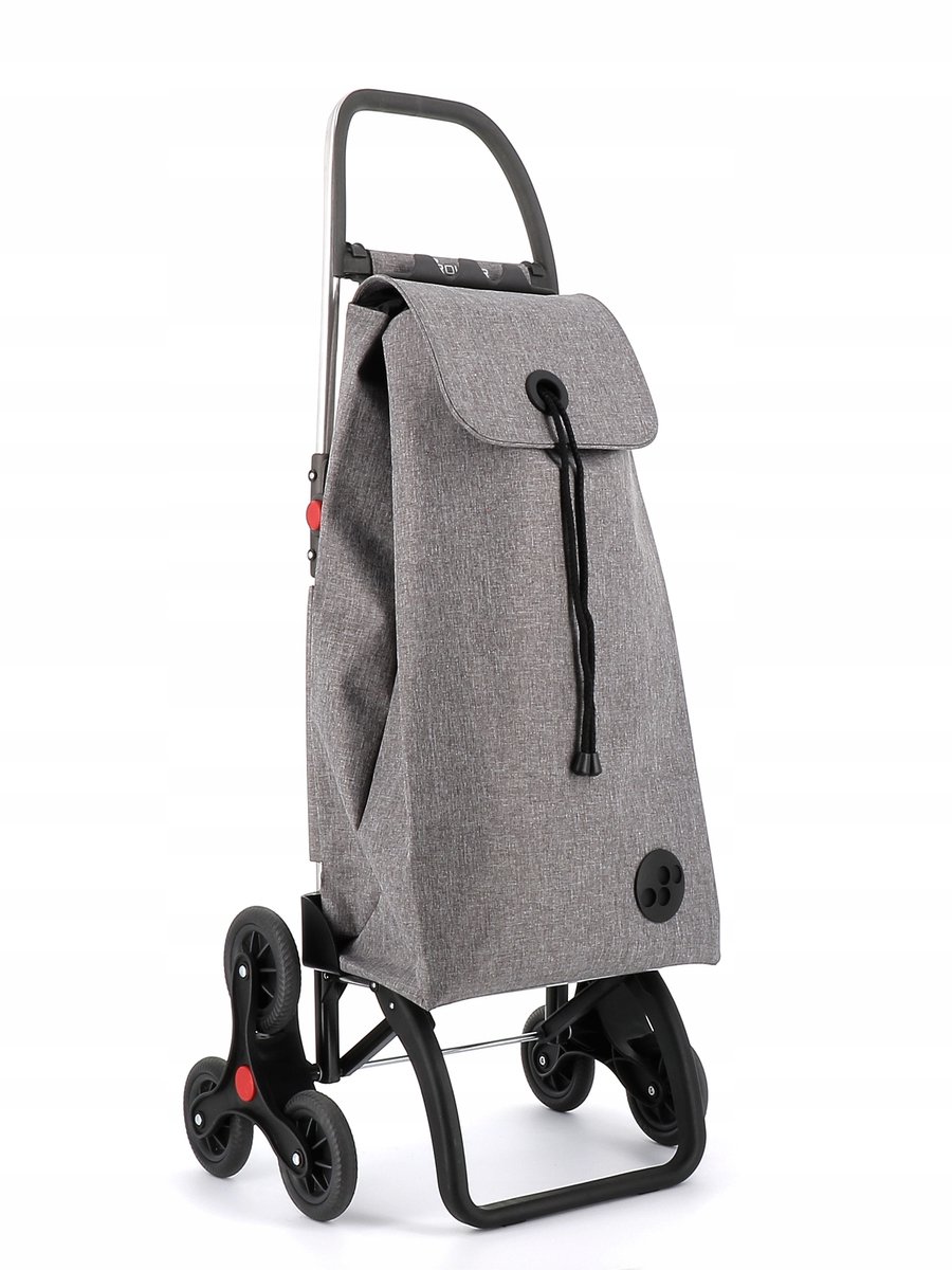 Rolser I-Max Tweed 6L boodschappenwagentje, 6 wielen, inklapbaar, grijs