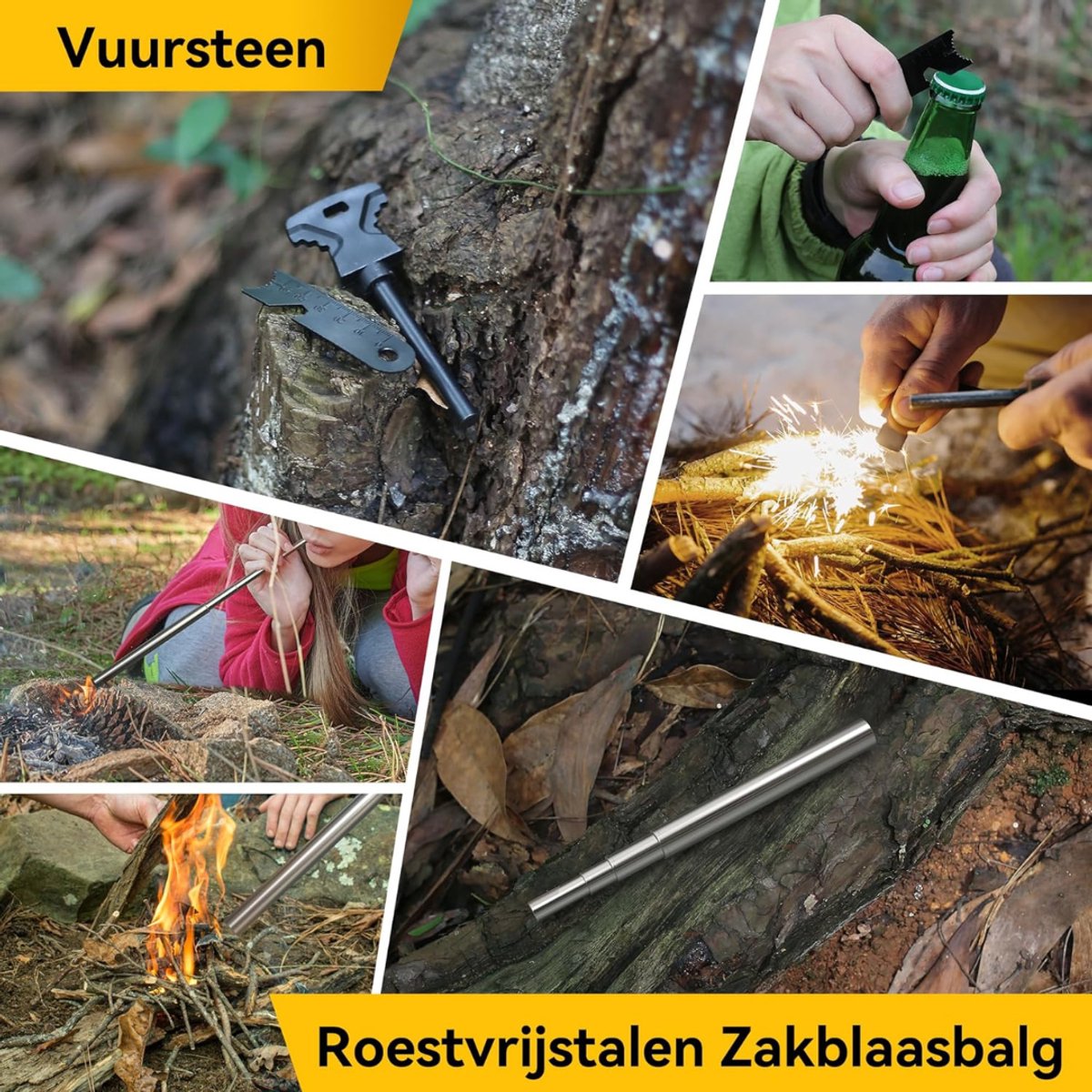 GTB® Noodpakket voor Thuis Overheid - Noodpakket voor Thuis - Overlevingspakket - Compleet pakket - 14 Elementen