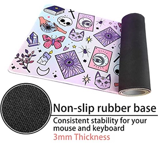 Gothic Kawaii Muismat XL - Schattig en Uniek Gaming Bureauaccessoire van Merkloos — afbeelding 4