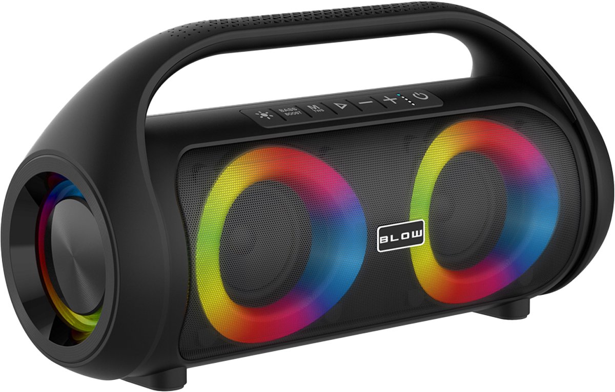 Blow SoundWave RGB Bluetooth Speaker 80W - BT 5.3 - 5V - USB-C - Zwart