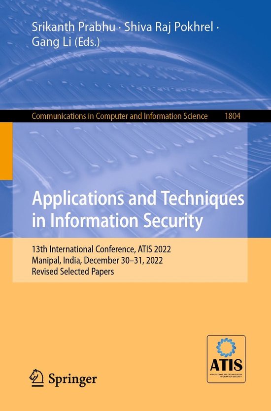Springer Nature Proceedings Computer Science - Applications  ... - cover