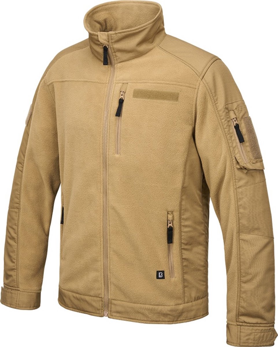 Brandit - Fleecejacket Ripstop Jacket - 7XL - Bruin