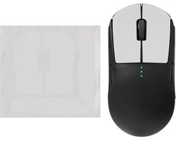 kwmobile gaming muis grip tape geschikt voor Logitech G Pro Wireless 1 muis – Antislip muistape grip – Muis grip tape in wit