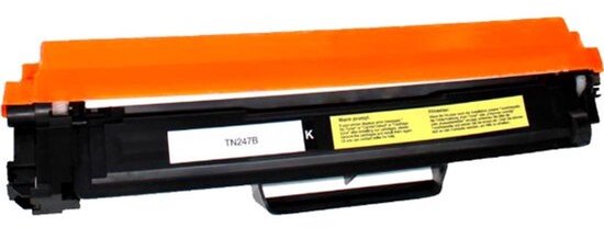 TN247B Zwart - Huismerk laser toner cartridge compatible met Brother DCP-L3510CDW / DCP-L3517CDW / DCP-L3550CDW / HL-L3210CW / HL-L3230CDW / HL-L3270CDW / MFC-L3710CW / MFC-L3730CDN / MFC-L3750CDW / MFC-L3770CDW / HL-L3210CW / HL-L3230CDW