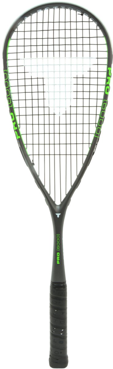 Squashracket - TALBOT TORRO - PRO 6000 - US 600 snaren - Geperforeerde Pro-Grip - 500cm² kop - 20mm/115g frame - 155g