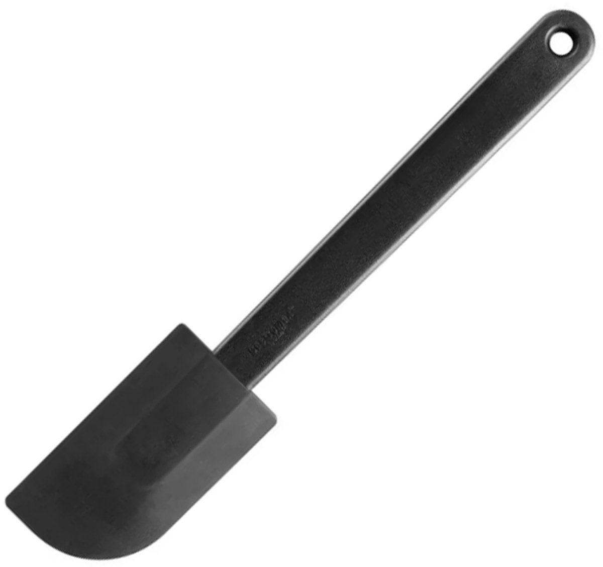 Gastro Max siliconen deegschraper, (B)55 mm, zwart