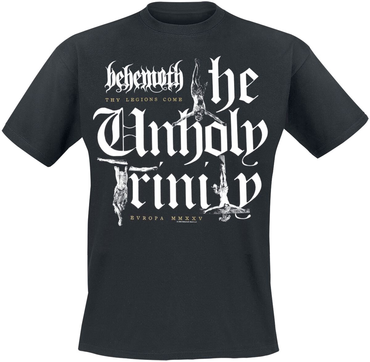 Behemoth Trinity - The Unholy Trinity Tour 2025 Heren T-shirt - wit - XL