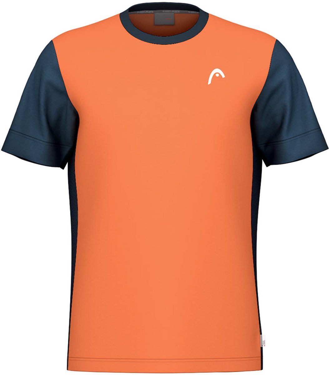 Tennisshirt HEAD Men Slice Shirt Campfire Orange-S