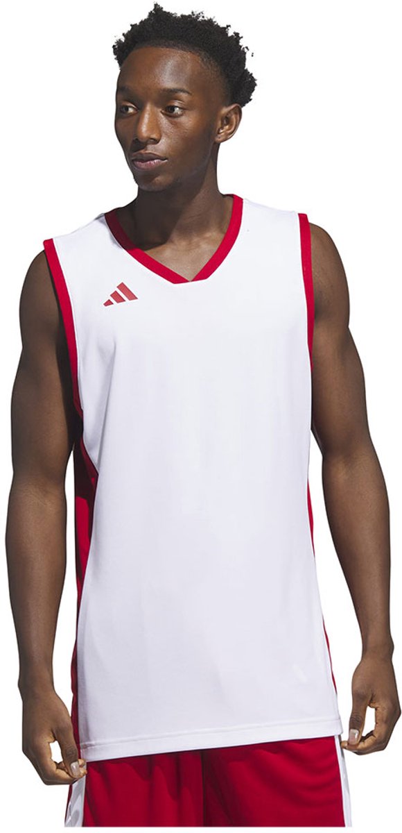 Adidas 3g Speed Reversible Basketball Mouwloos T-shirt Regular Man Rood
