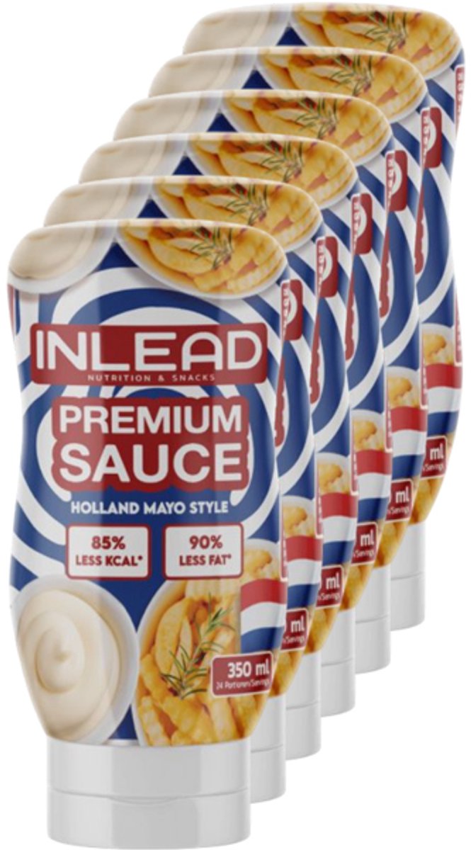 Inlead | Premium Sauce | Holland Mayo Style | 6 stuks | 6 x 350 ml