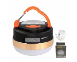 longziming LED Campinglamp – Tentlamp Oplaadbaar met 4 Lichtstanden & SOS, Draagbaar voor Kamperen, Wandelen, Vissen & Noodgevallen
