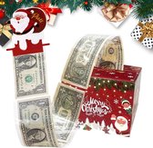 Kerstspaarpot om geld cadeau te trekken, geldgeschenkdozen voor contant geld, gelddoos om geld cadeau te trekken, verrassingsgeschenkdoos voor ouders, geliefden, kinderen en vrienden, creatieve manier om geld cadeau te geven