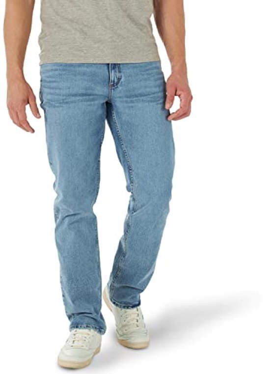 Wrangler Authentics Heren Jeans Relaxed Fit Boot Cut Jean, Diacon, 38W / 32L