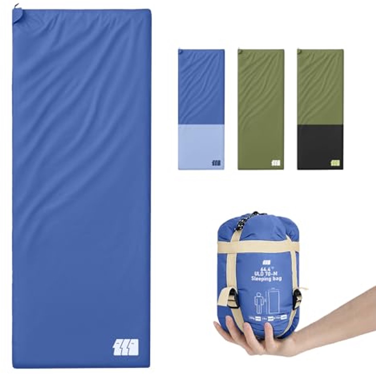 Ultralichte Slaapzak voor Warm Weer - Compact en Waterdicht voor Camping en Backpacken