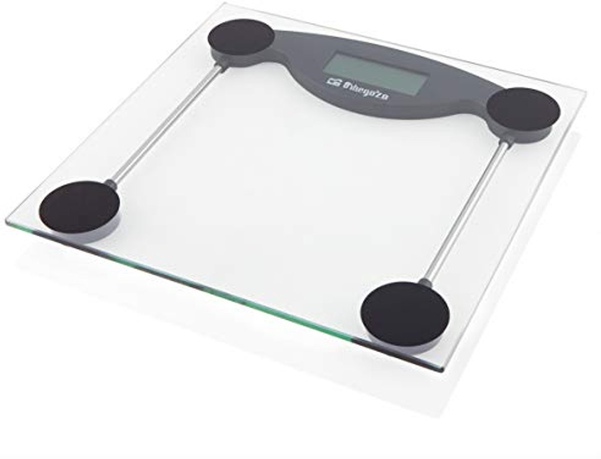 Badkamerweegschaal met touch-activering en LCD-display - maximaal 150 kg