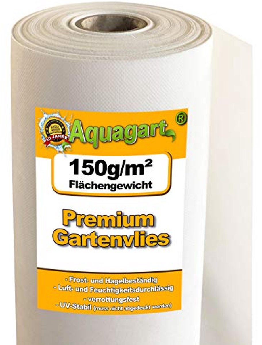 Onkruidbestrijdingsvlies 150g/m² - Wit Tuindoek voor Effectieve Onkruidbestrijding