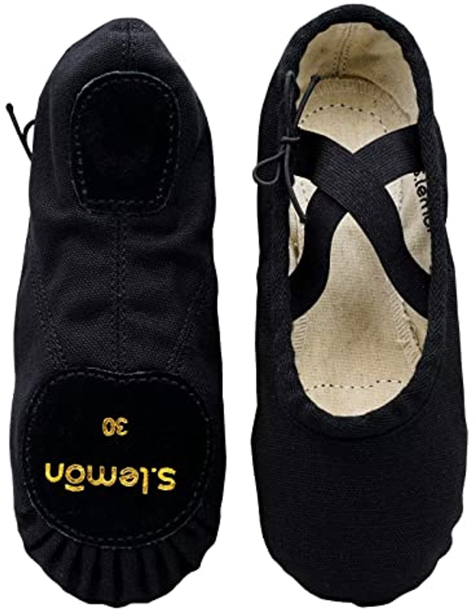 Linnen Balletschoenen voor en Dansschoenen met Split Suède Zool voor Kinderen en Volwassenen