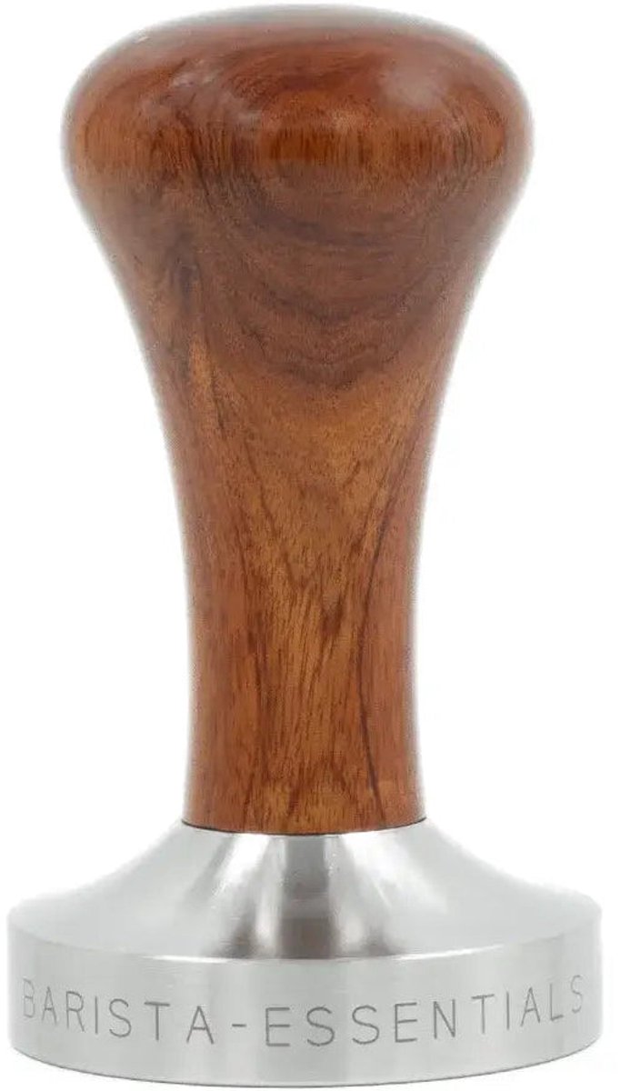 Tamper - 51mm – Delonghi Dedica - La Specialista - Hout - RVS - Koffie Tamper – Espresso Tamper - Koffie Stamper - Delonghi Koffiemachine – Espressomachine - Barista Essentials — afbeelding 1