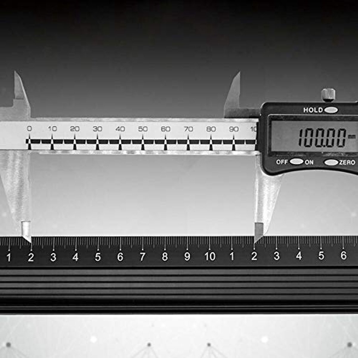 Multifunctionele Liniaal 20cm Aluminium met Antislip en Bescherming