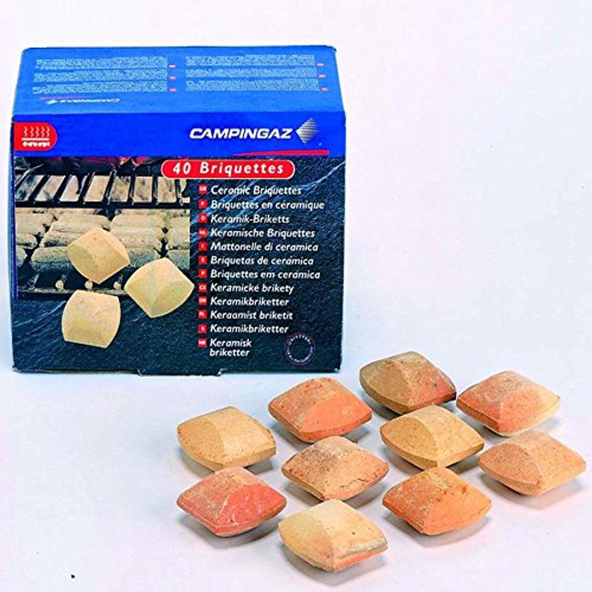 Keramische Briketten voor Gasbarbecues - 40 Tabletten