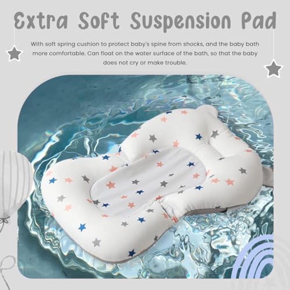 Opvouwbare babybadkuip met thermometer - Veilig en comfortabel baden voor baby's van 0-36 maanden thumbnail 6