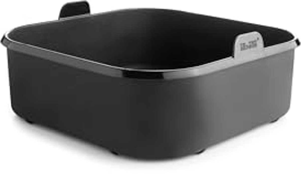 Vierkante Siliconen Container voor Luchtfriteuse - 20 x 20 x 7 cm