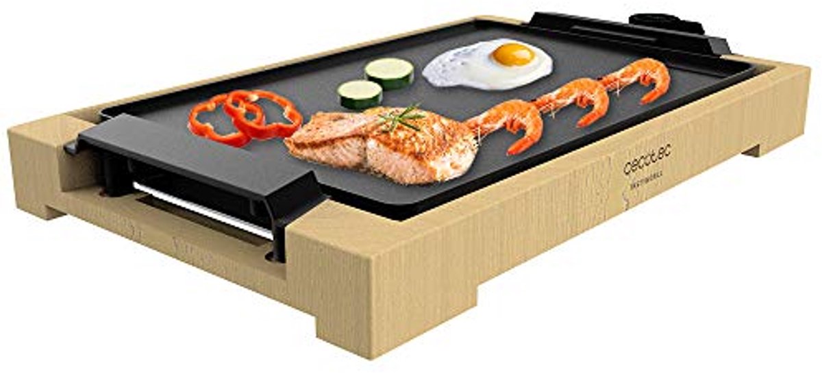 Elektrische Grillplaat 2000W - Perfect voor Vlees, Groenten en Meer