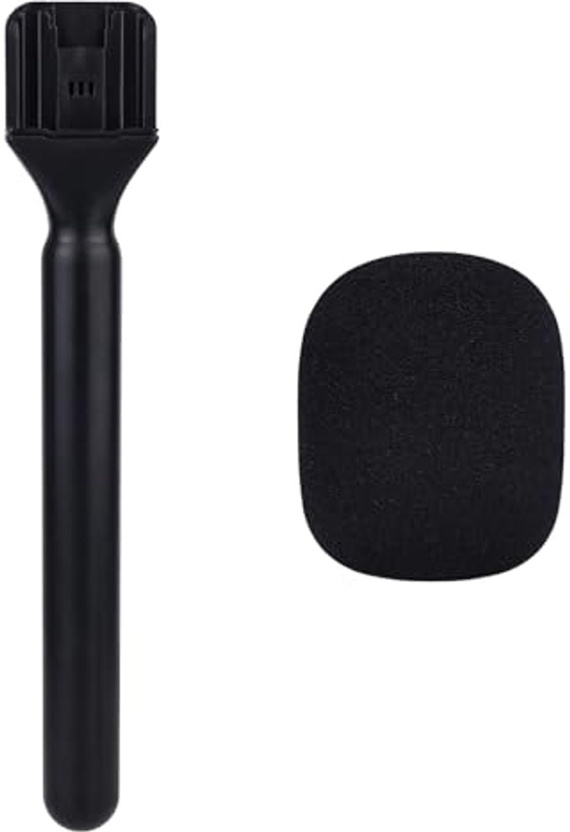 Draadloze Microfoonstandaard met Popfilter voor Interviews