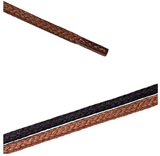 Veter 120 centimeter plat gewaxt Licht beige | schoenveters