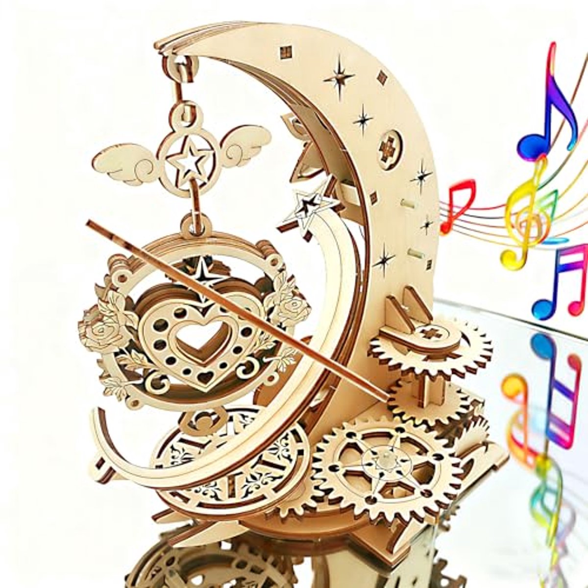 3D Houten Puzzels voor Volwassenen en Tieners - DIY Muziekdoos en Model Kits voor Mechanische Techniek