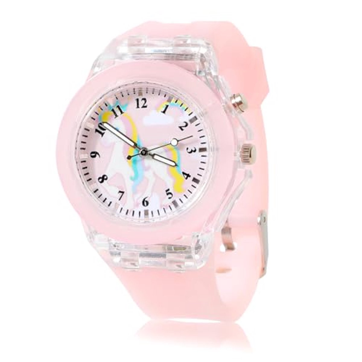 Digitale kinderhorloge met eenhoorn design voor meisjes van 3-10 jaar