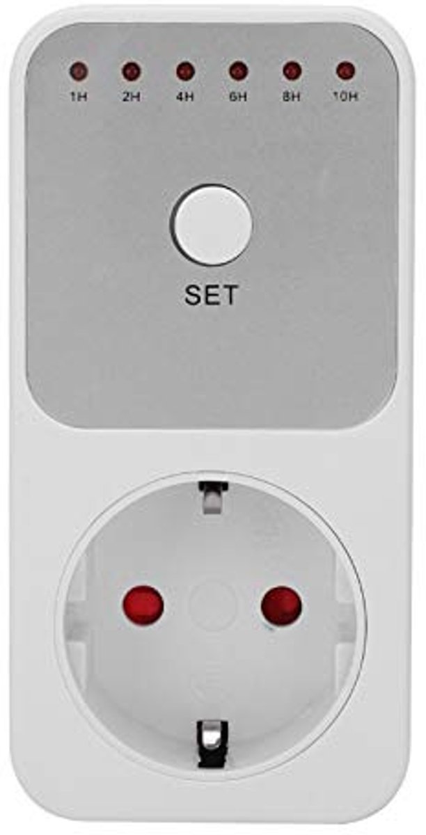 Countdown Timer Socket met 1-10 Uur Instelling - Energie Besparing en Kostenbeheersing